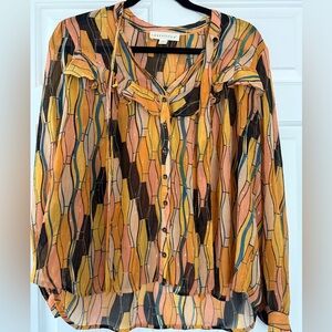 Lovestitch Multicolor Button Down Shirt